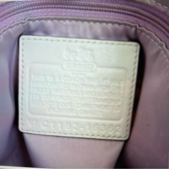 LOW START COACH Madison Sophia pleated leather satchel purse & wallet set - Picture 11 of 13